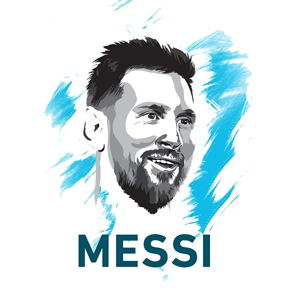  استیکر پارچه و لباس پاد آفرین طرح مسی کد 2467