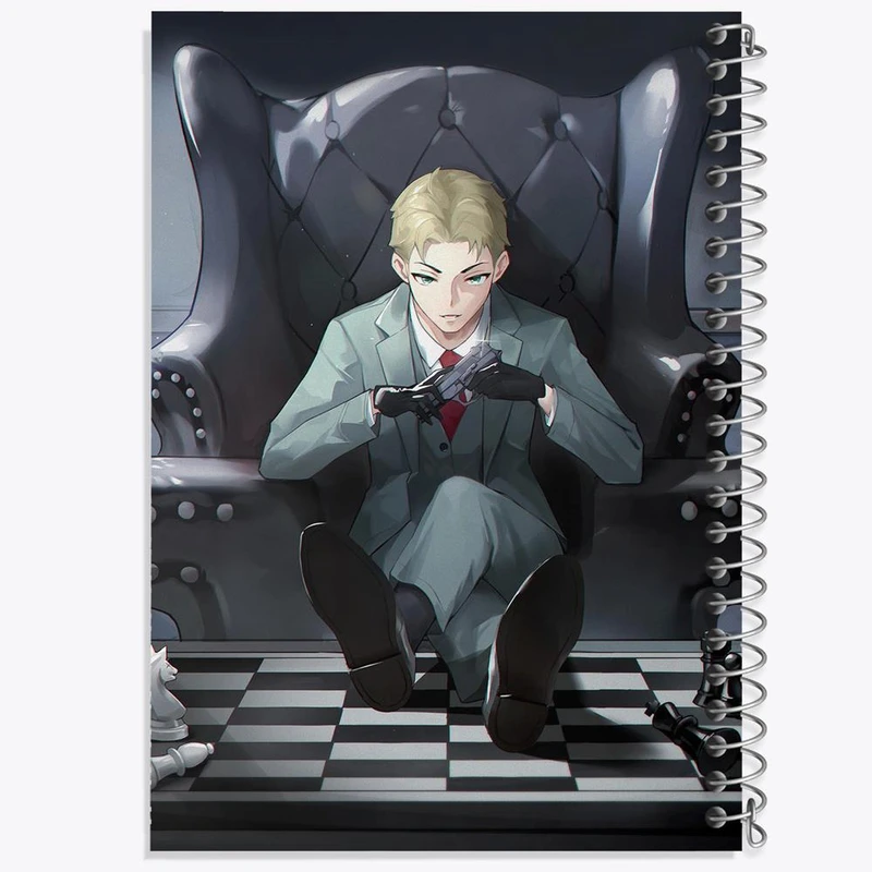 دفتر نت موسیقی 50 برگ خندالو مدل لوید فورجر انیمه اسپای ایکس فمیلی Spy x Family کد 17687