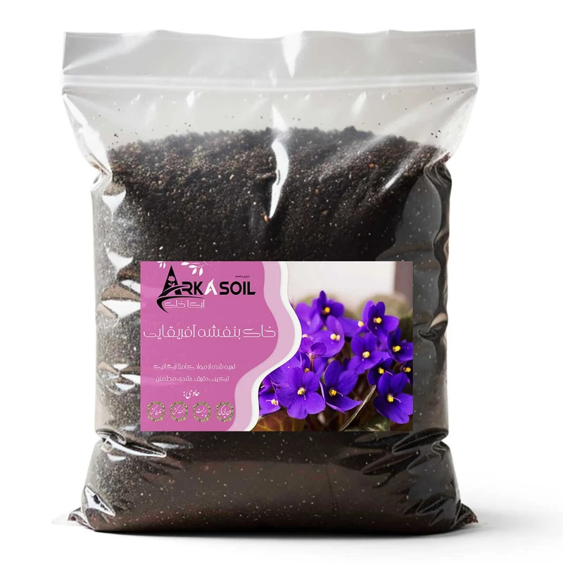 خاک بنفشه آفریقایی آرکا خاک مدل 4LR وزن 2 کیلوگرم