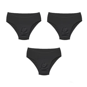 شورت مردانه مدل اسلیپ مودال رویین تن پوش کد AS1399 رنگ مشکی بسته 3 عددی