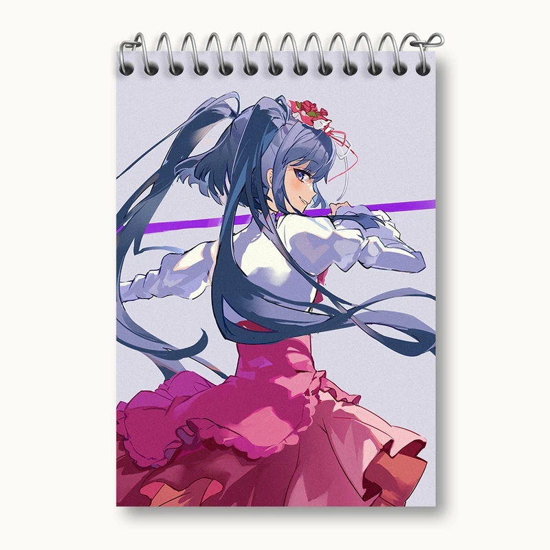 دفتر یادداشت 50 برگ خندالو مدل بازی اومینکو (Umineko) کد 34586