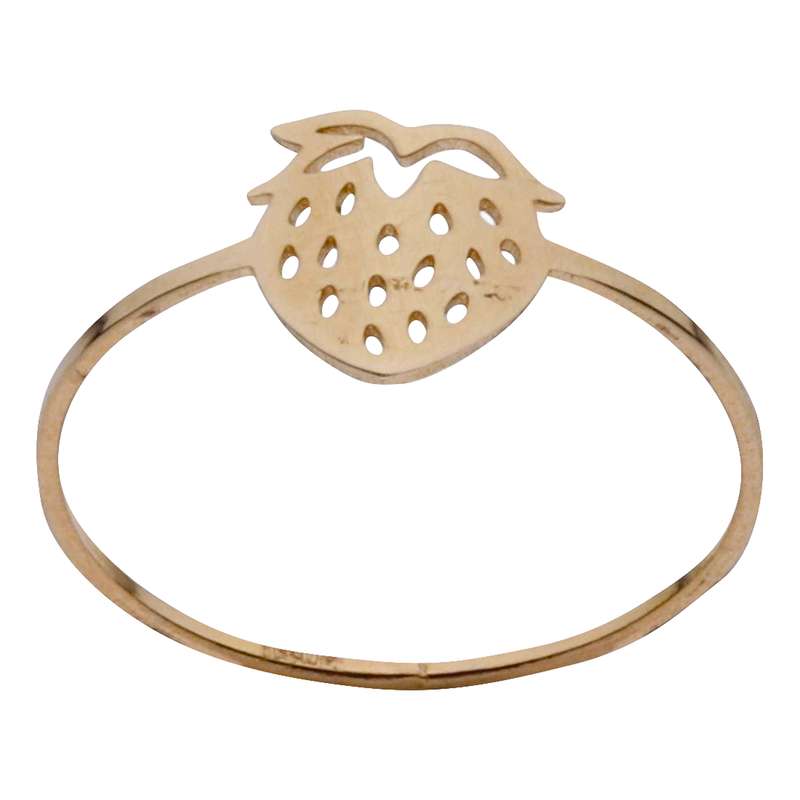 انگشتر طلا 18 عیار دخترانه مایا ماهک مدل MR1840 طرح توت فرنگی انگشتر طلا 18 عیار دخترانه مایا ماهک مدل MR1840 طرح توت فرنگی