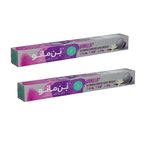 کپسول قهوه وانیل بن مانو - بسته 2 عددی