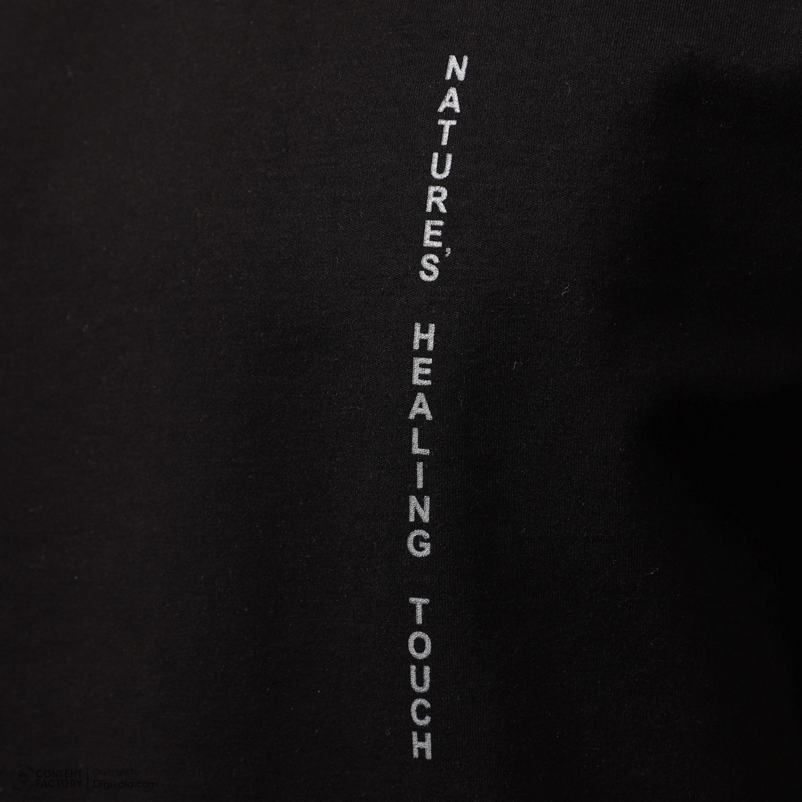 تی شرت آستین کوتاه مردانه ناربن مدل طبیعت رنگ مشکی -  - 6