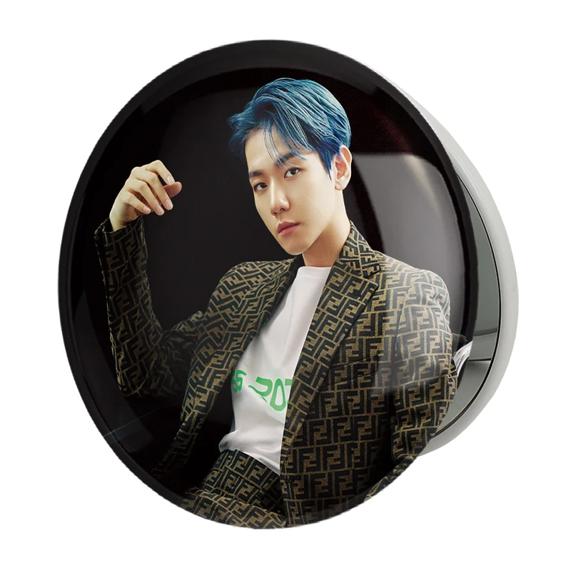 آینه جیبی خندالو طرح بکهیون گروه اکسو EXO مدل تاشو کد 13617 