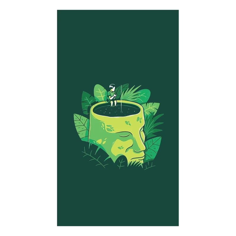 برچسب لپ تاپ پویا مارکت طرح اندیشه کد 3471