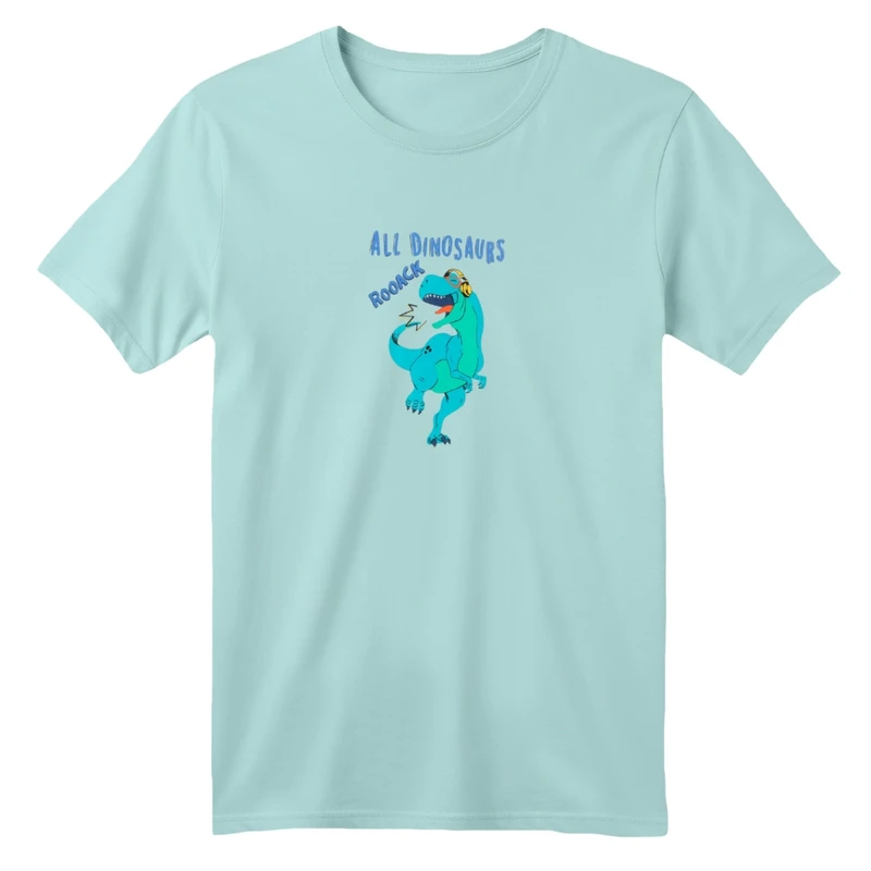 تی شرت آستین کوتاه بچگانه مدل دایناسور کد04  