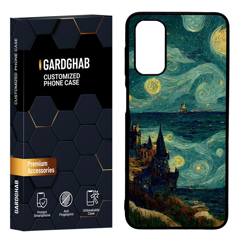 کاور گارد قاب مدل دور ژله ای هنری مناسب برای گوشی موبایل سامسونگ Galaxy A13 5G / A04s