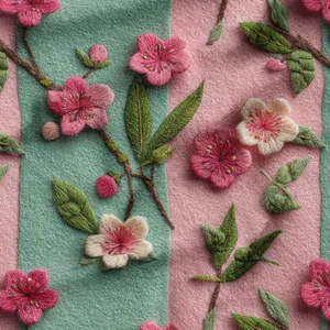 پارچه ملحفه عرض 1.5 متر پارچه باما طرح پنج بعدی پالمیرا کد 5014378 رنگ سبز