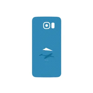 MAHOOT Minimal Paper Airplane Cover Sticker for Samsung Galaxy S6