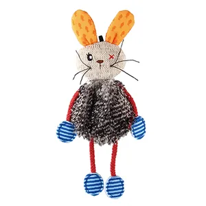 اسباب بازی گربه گیگوی مدل  Refillable Catnip Sivervine Rabbit