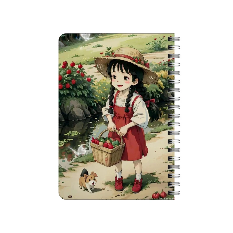 دفترچه یادداشت بامبیلیپ مدل چوبی طرح دختر توت فرنگی کد 6138405