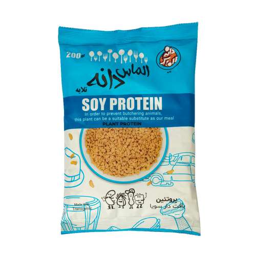 سویا پروتئین الماس دانه مقدار 200 گرم
