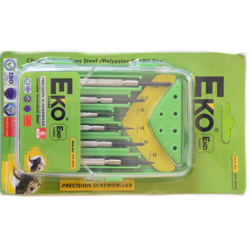 مجموعه 6 عددی پیچ گوشتی ساعتی اکو مدل EPS-6PCS مجموعه 6 عددی پیچ گوشتی ساعتی اکو مدل EPS-6PCS