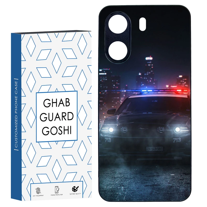 کاور قاب گارد گوشی طرح پلیسی کد TPU-139 مناسب برای گوشی موبایل شیائومی REDMI 13C / POCO C65