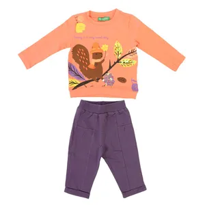 ست سویشرت و شلوار دخترانه سیچلاید  مدل chg6208