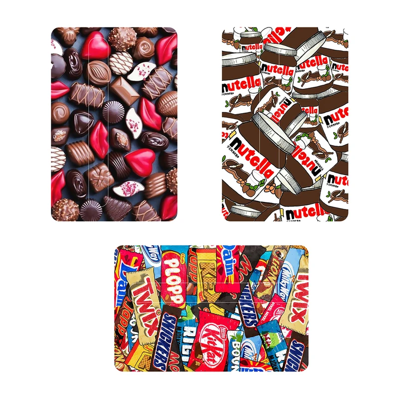 استیکر کارت پیکسل میکسل مدل شکلات و کاکائو مجموعه 3 عددی