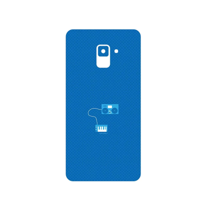 برچسب پوششی ماهوت مدل Minimal DJ Icon مناسب برای گوشی موبایل سامسونگ Galaxy A8 Plus 2018