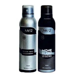 اسپری بدن مردانه می تو مدل مون بلان و سیلورسنت حجم 200 میلی لیتر مجموعه 2 عددی