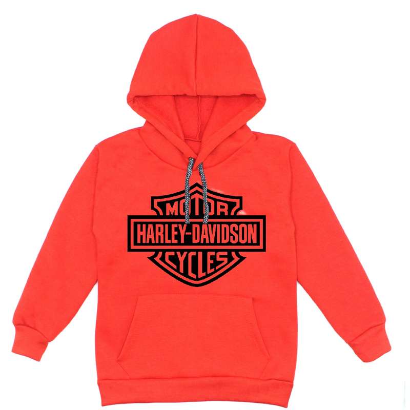 هودی پسرانه مدل W34 رنگ قرمز  