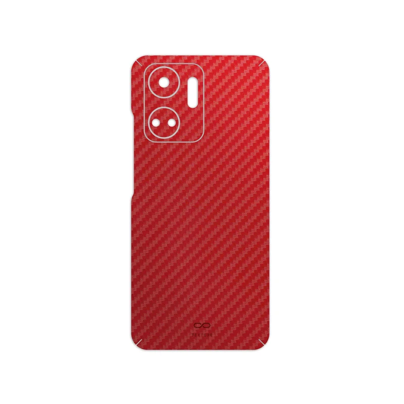 برچسب پوششی ماهوت مدل Red-Fiber مناسب برای گوشی موبایل آنر X7a