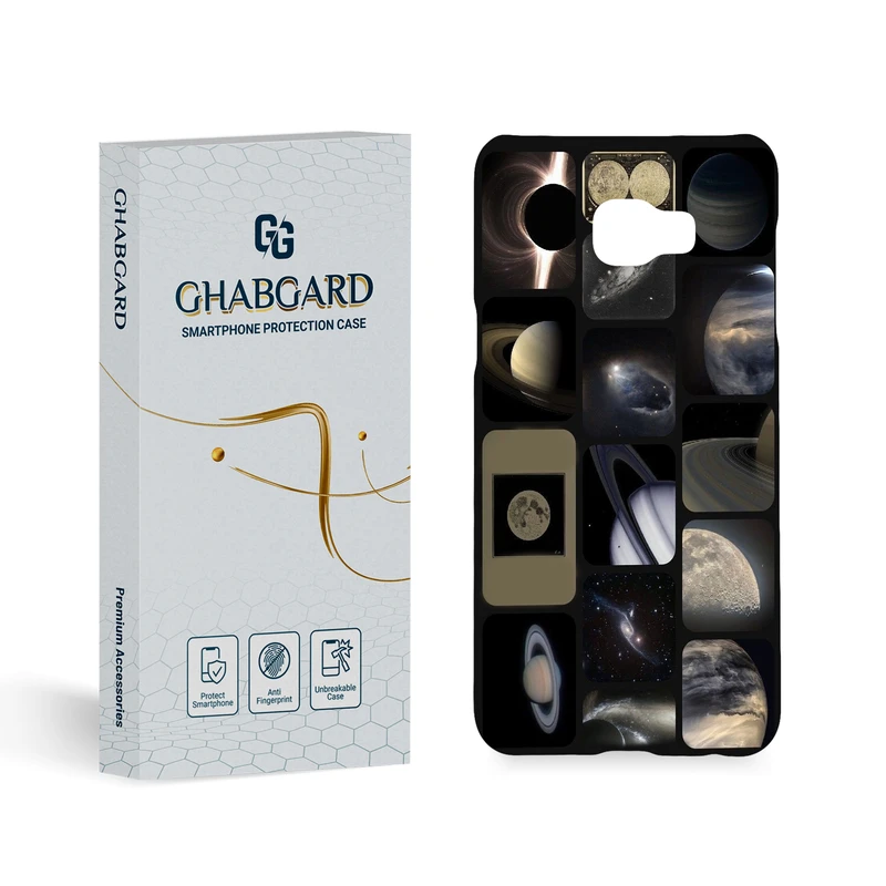کاور گارد قاب مدل کهکشان مناسب برای گوشی موبایل سامسونگ Galaxy C5 Pro
