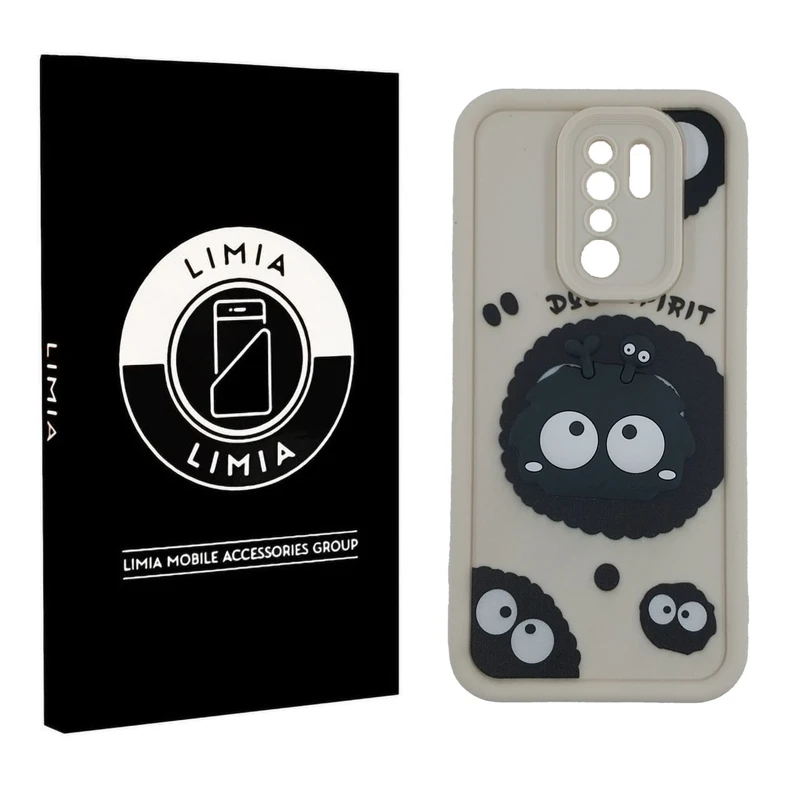 کاور لیمیا مدل سولید لنزدار طرح عروسکی برجسته مناسب برای گوشی موبایل شیائومی Redmi 9 /9 Prime