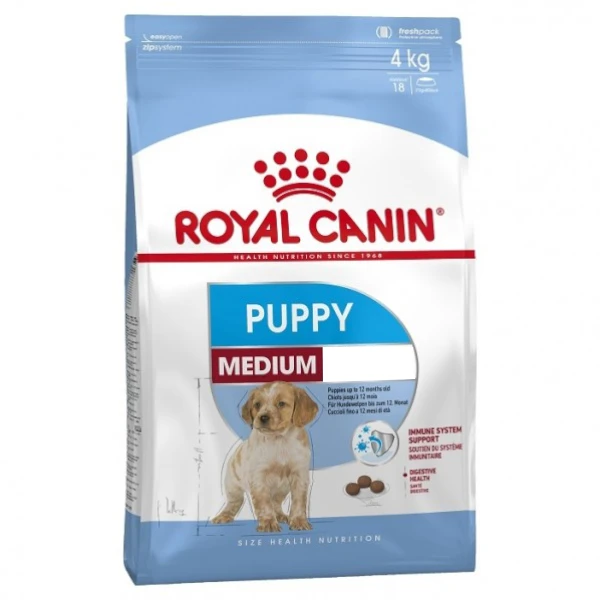 غذای خشک سگ رویال کنین مدل medium puppy وزن 4 کیلوگرم 