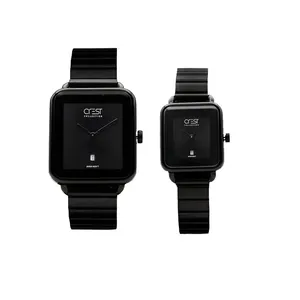 ست ساعت مچی عقربه‌ای کوارتز زنانه و مردانه کرست مدل 9031G - 9031L