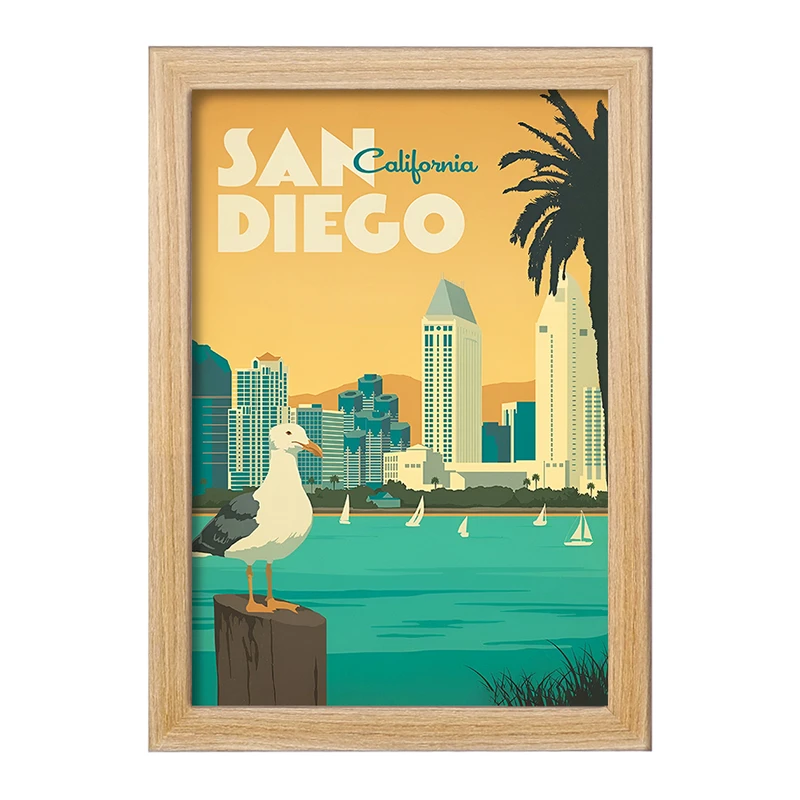 تابلو خندالو مدل سن دیگو (San Diego) کد F6329