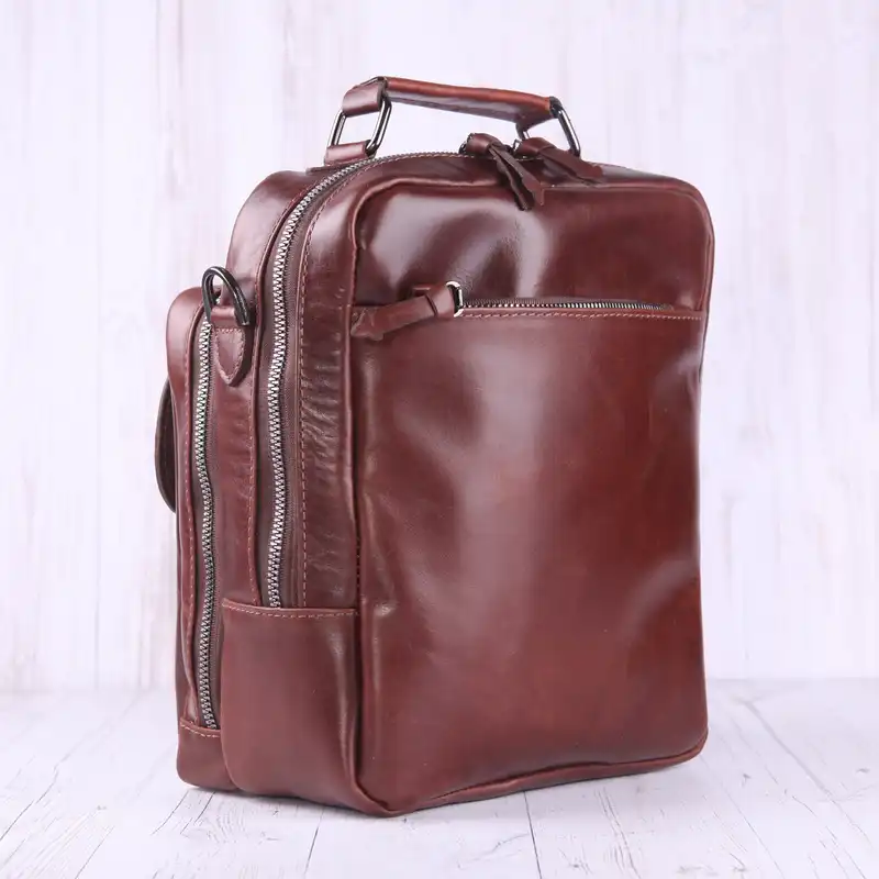 کیف رودوشی چرم یلسان مدل رهام کد RHM-043-GLGP