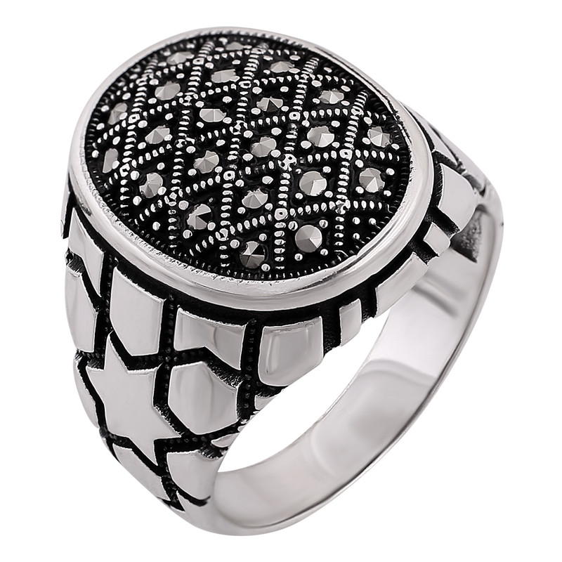 انگشتر نقره مردانه کد R3192