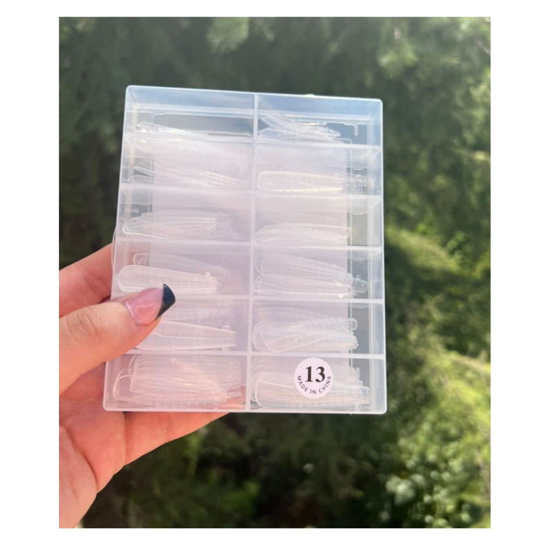 قالب کاشت ناخن سالن کد 13 بسته 120 عددی