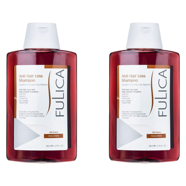 شامپو تقویتکننده و ضد ریزش مو فولیکا مدل 01 حجم 200 میلیلیتر بسته 2 عددی
