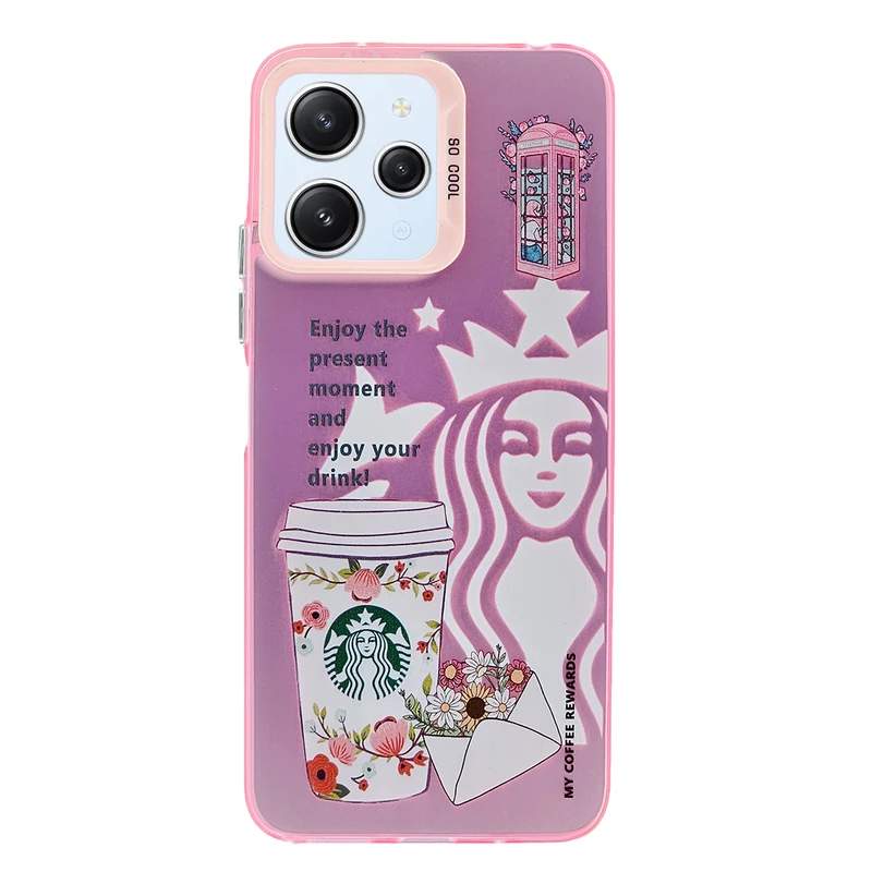 کاور طرح کافی کد 3 مناسب برای گوشی موبایل شیائومی Redmi 12 4G