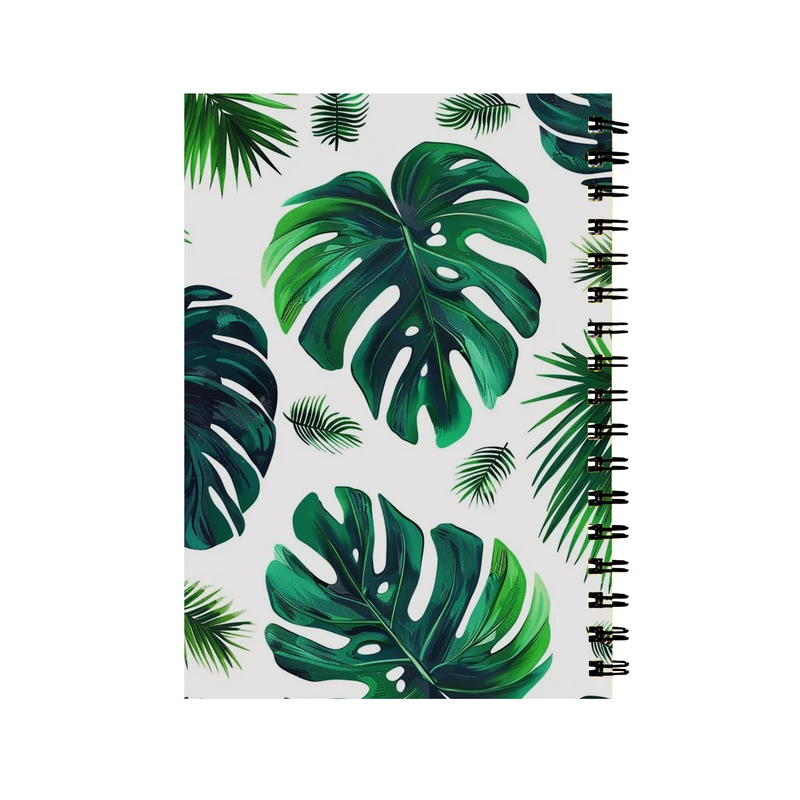 دفتر مشق 60 برگ طرح برگ انجیری کد 555