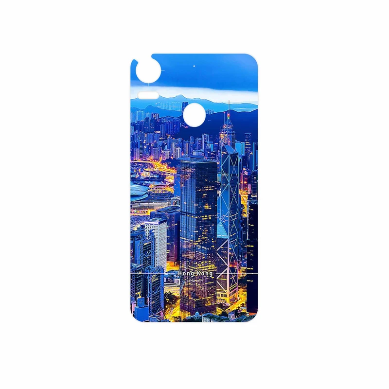 برچسب پوششی ماهوت مدل Hong Kong City مناسب برای گوشی موبایل اچ تی سی Desire 10 Pro