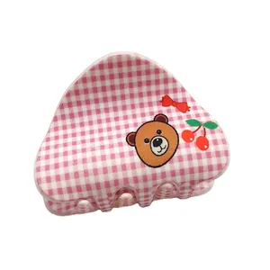 کلیپس مو دخترانه مدل چهارخانه كد KLP801