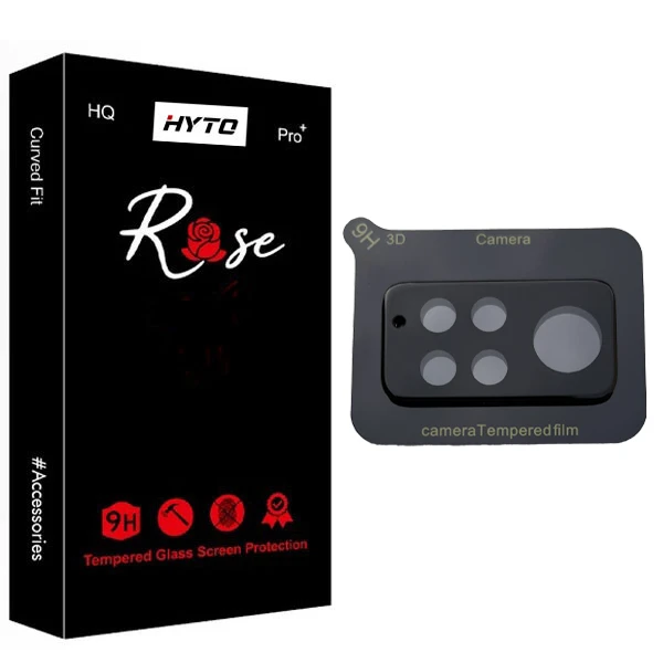 محافظ لنز دوربین هیتو مدل Rose 3D Tempered مناسب برای گوشی موبایل شیائومی Redmi Note 12 Pro 4G