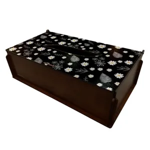 جعبه دستمال کاغذی آی تمر مدل گل وپر کد 48