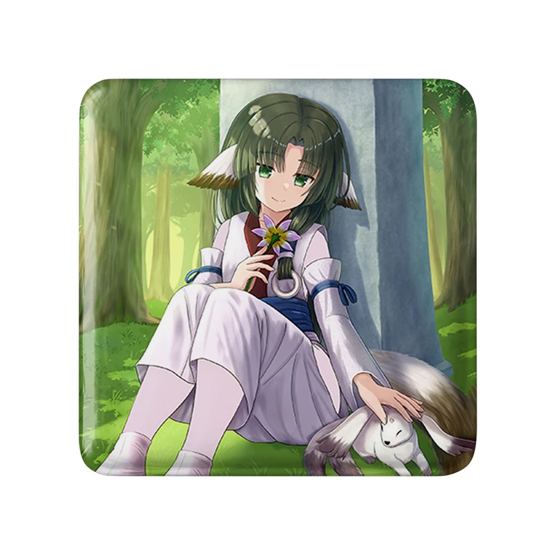 مگنت خندالو طرح بازی Utawarerumono مدل مربعی کد 35370