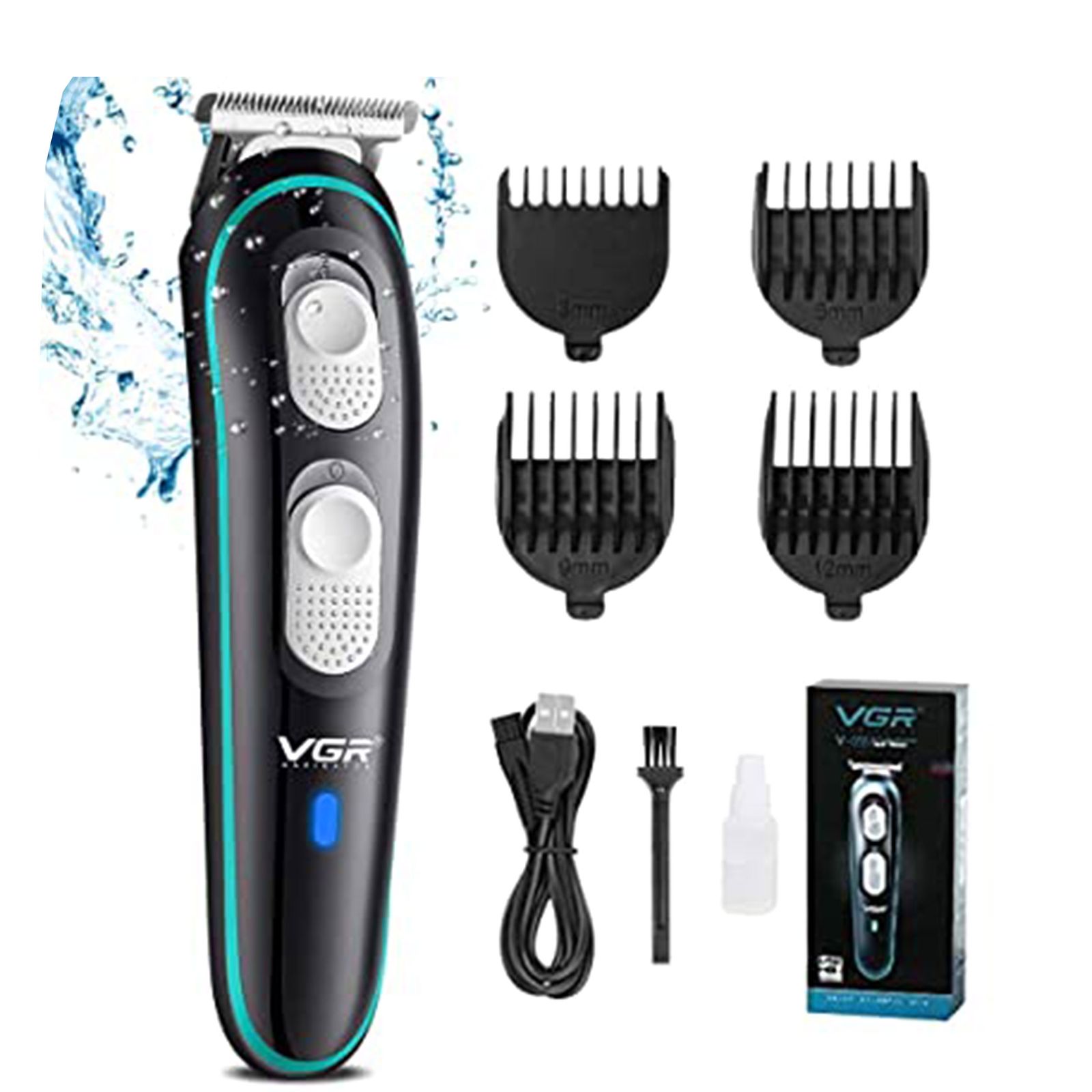 ماشین اصلاح موی سر و صورت وی جی ار مدل V-055 -  - 4