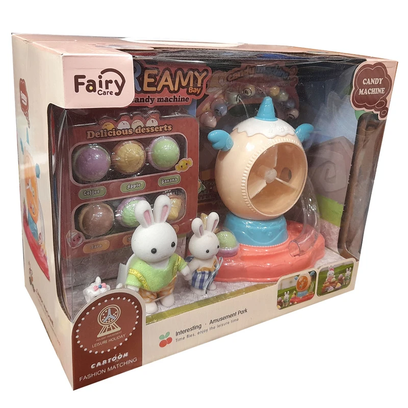 ست اسباب بازی لوازم خانه مدل خرگوش طرح دستگاه آبنبات و دسر کد 6650