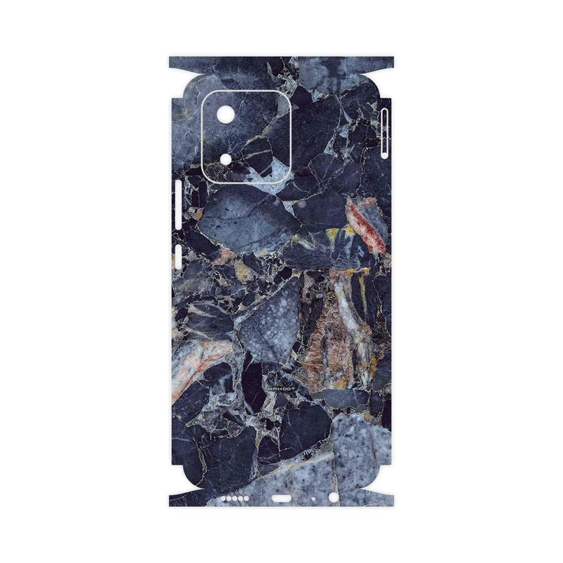 برچسب پوششی ماهوت مدل Broken black marble-FullSkin مناسب برای گوشی موبایل آنر X5