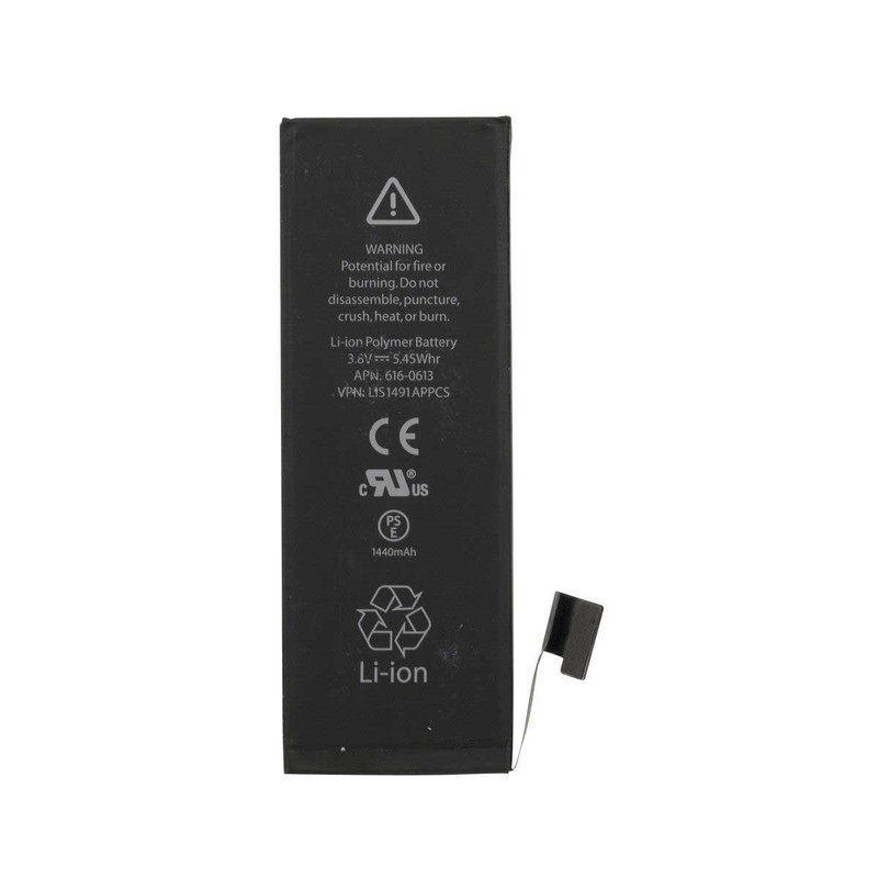 باتری موبایل مدل 07281-616 ظرفیت 1560میلی آمپر ساعت مناسب برای گوشی موبایل اپل Iphone 5s
