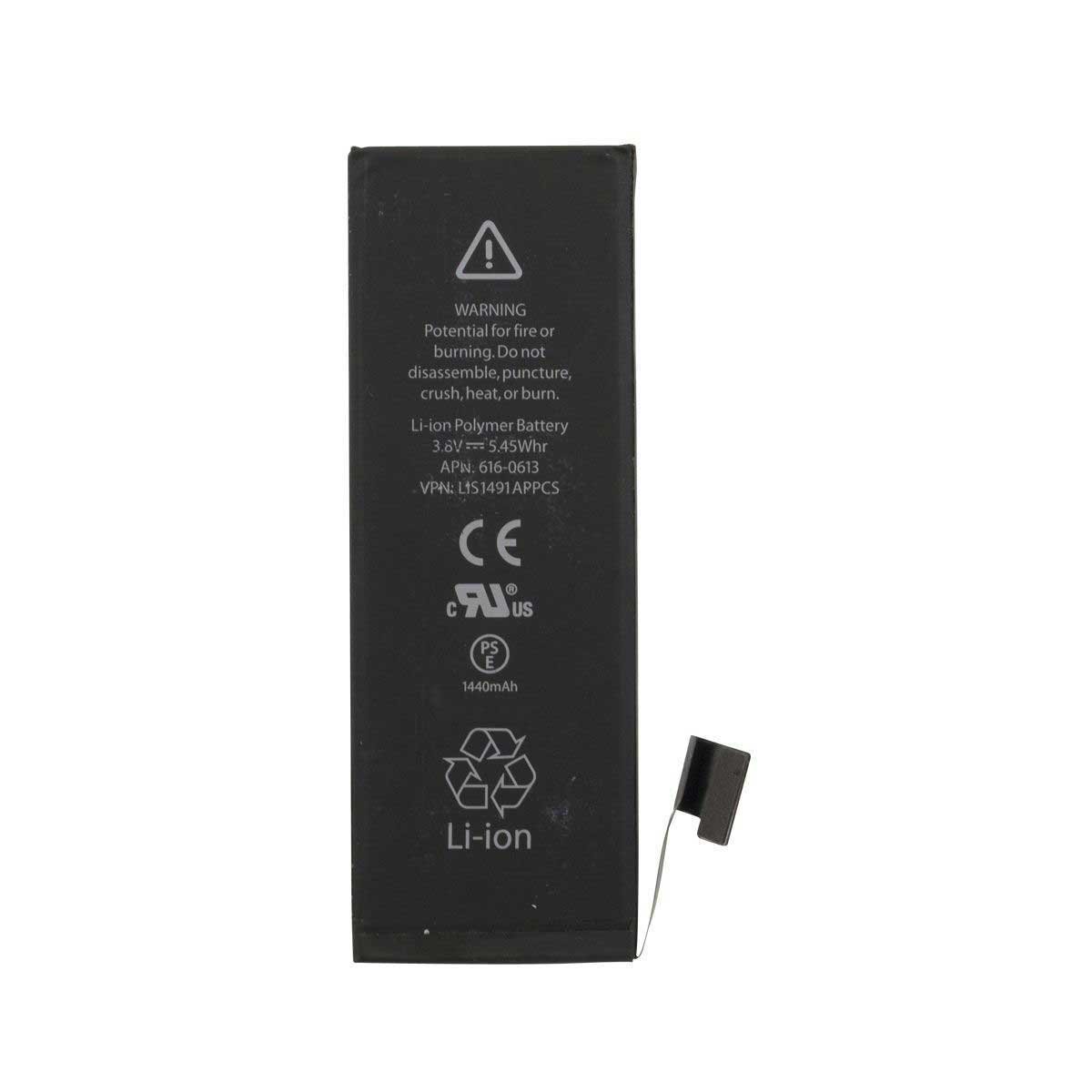 باتری موبایل مدل 616-0613TR ظرفیت 1440 میلی آمپر ساعت مناسب برای گوشی موبایل اپل iphone 5S