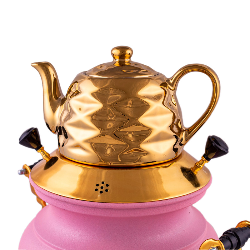 سماور گازی مدل a3 عدسی شکل گنجایش 8 لیتر سماور گازی مدل a3 عدسی شکل گنجایش 8 لیتر