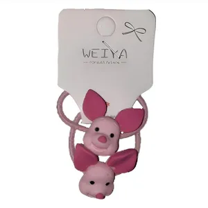 کش مو دخترانه مدل خوک مجموعه 2 عددی