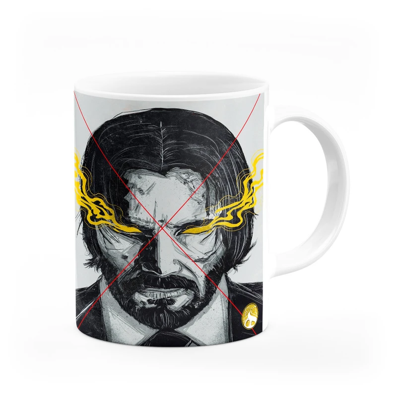 ماگ هومرو طرح جان ویک مدل MG6535