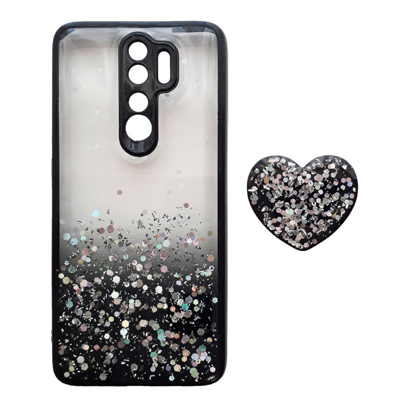 کاور مدل دایاموند کد S4259 مناسب برای گوشی موبایل شیائومی Redmi Note 8 Pro به همراه پایه نگهدارنده